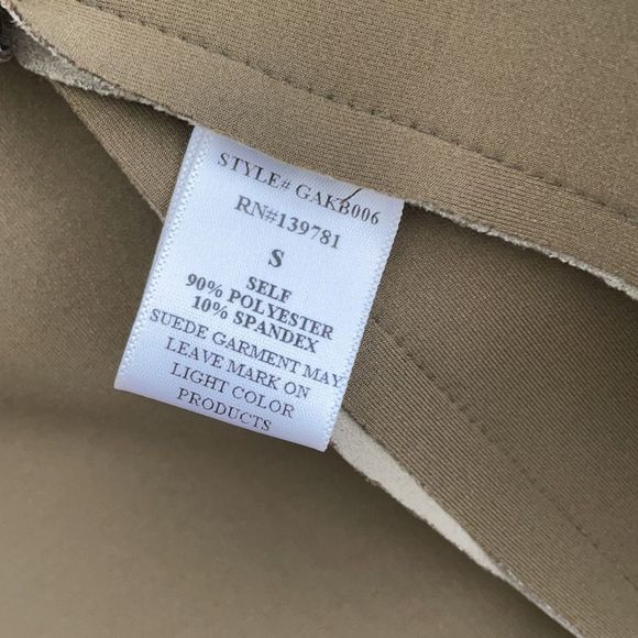 NEW Alpha & Omega Mini Faux Suede Skirt - Picture 13 of 15